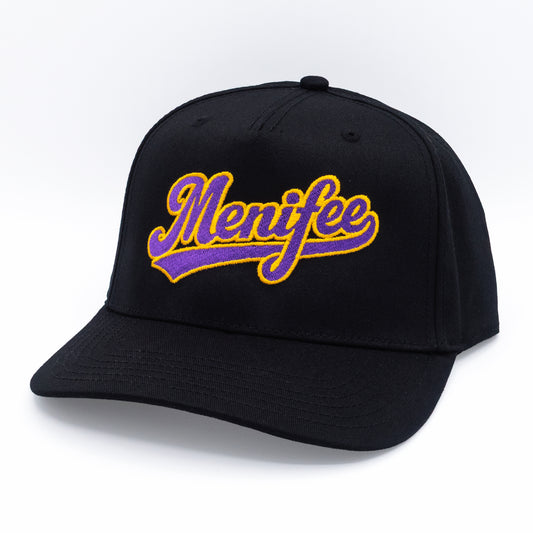 The Menifee Hat - Black/Purple/Yellow