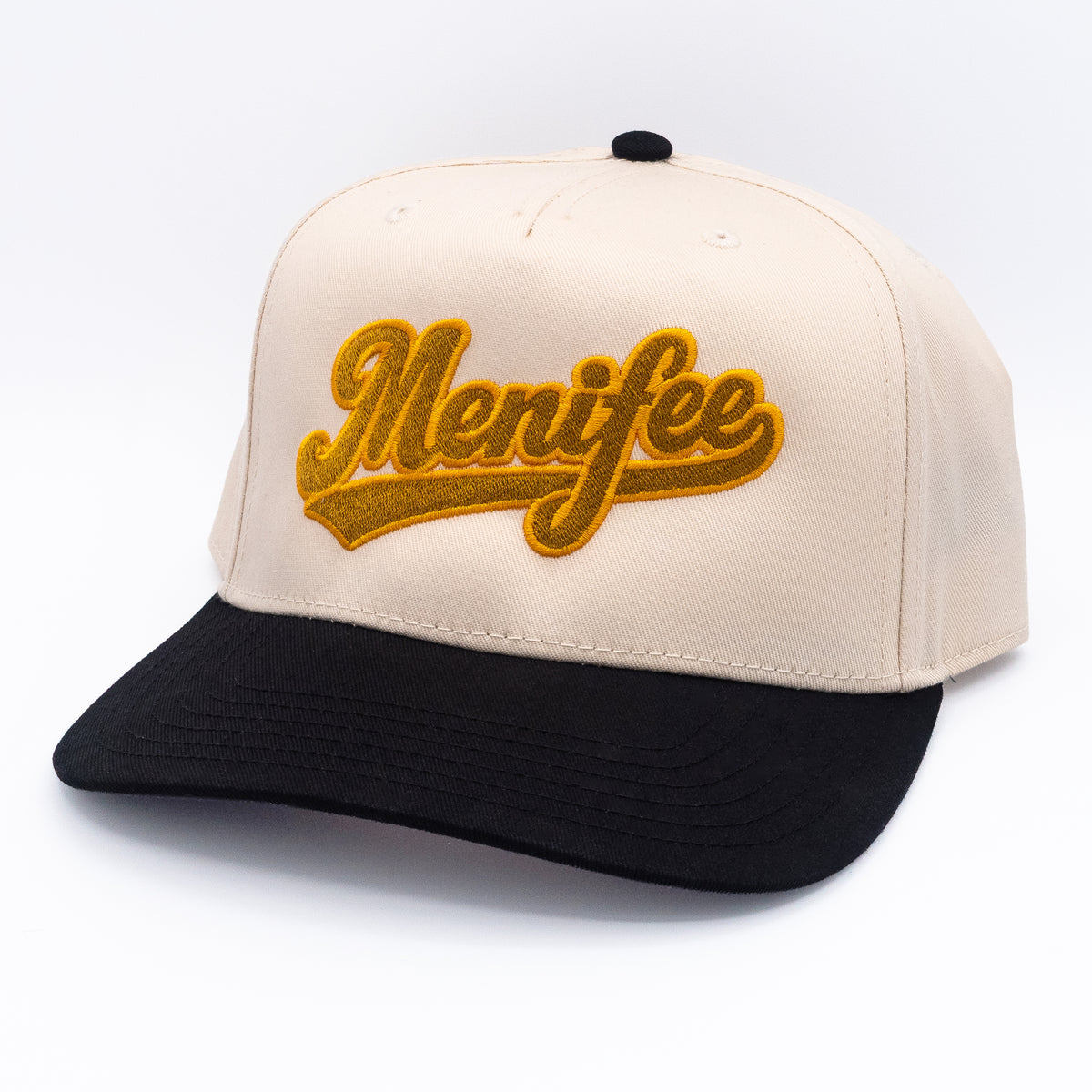 The Menifee Hat - Cream/Black/Gold