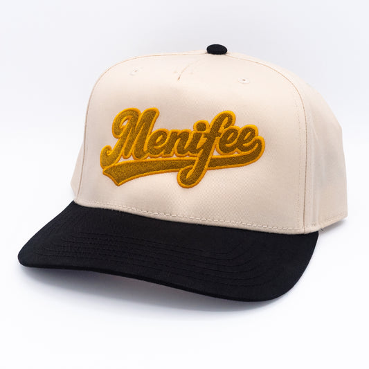 The Menifee Hat - Cream/Black/Gold
